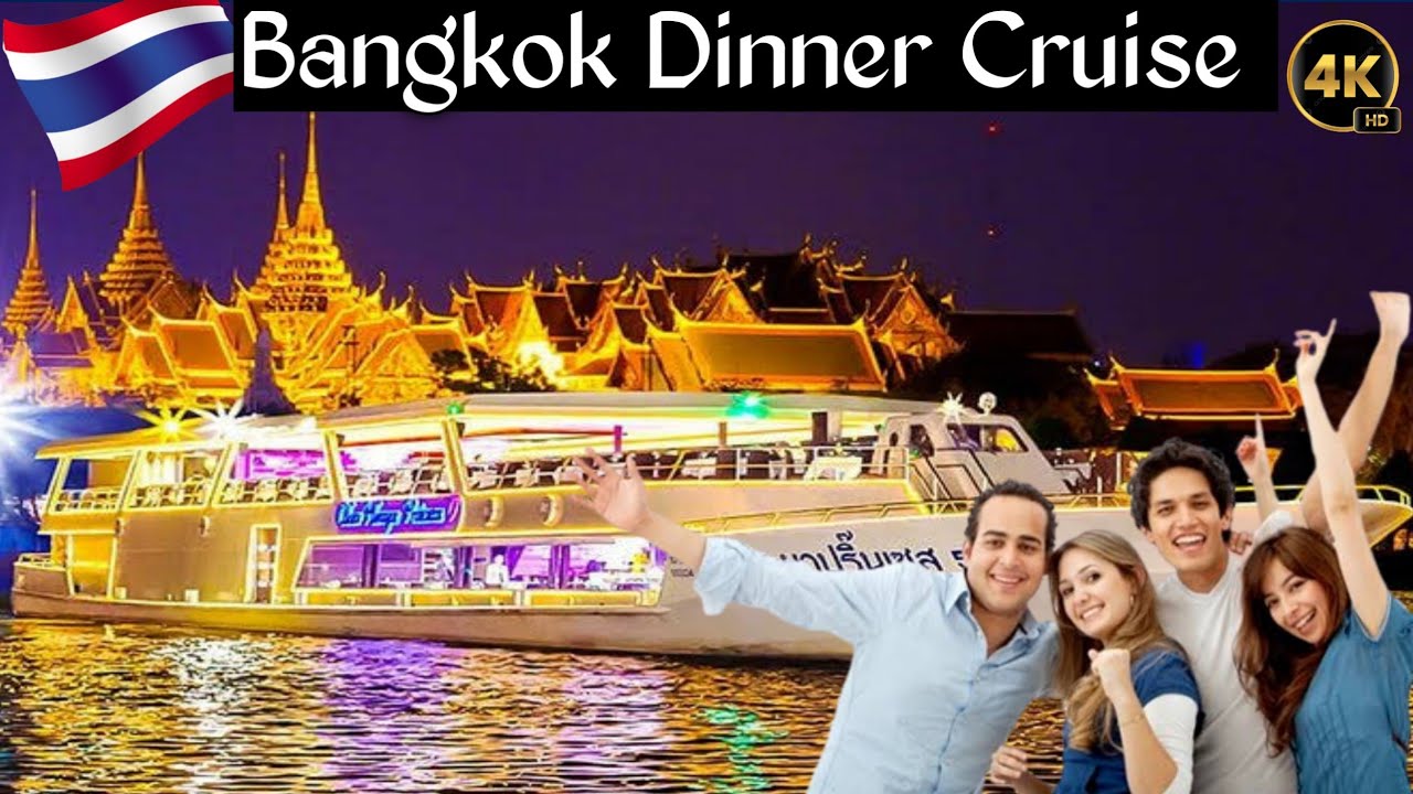 【🇹🇭 4K】Private Cruise Party | Amazing Bangkok View at night | Chao Phraya River Bangkok