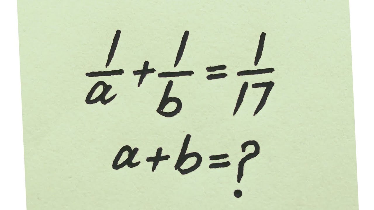 Ukraine l can you solve?? l Olympiad Math Algebric Problem