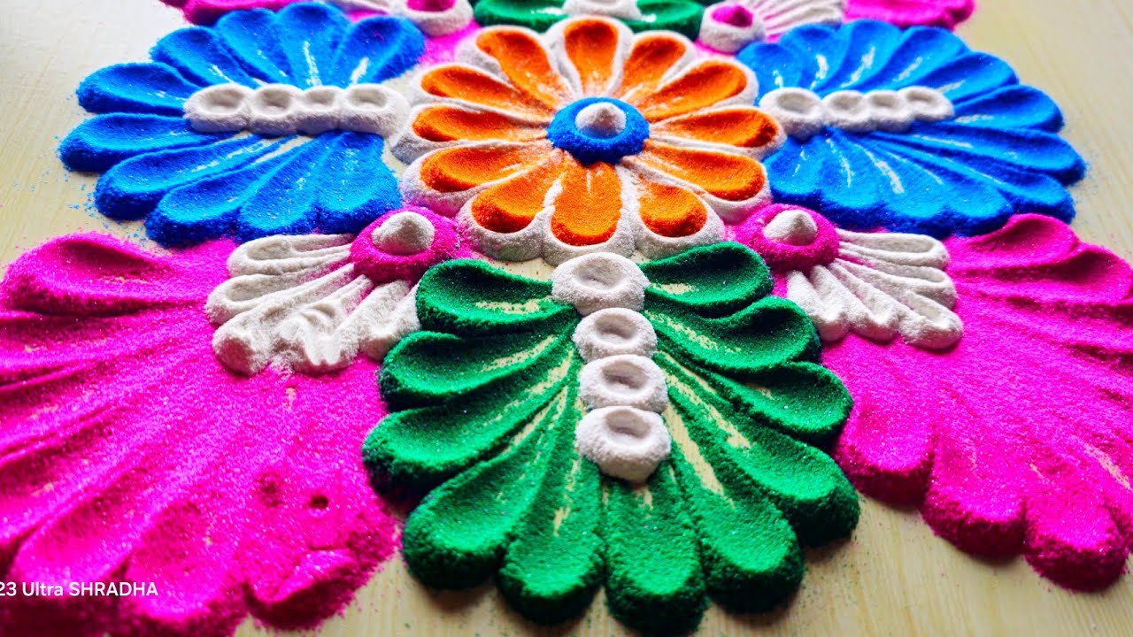easy Rathasapthami Special Chariot rangoli & Kolam designs 🌺5 dots Ratham muggulu