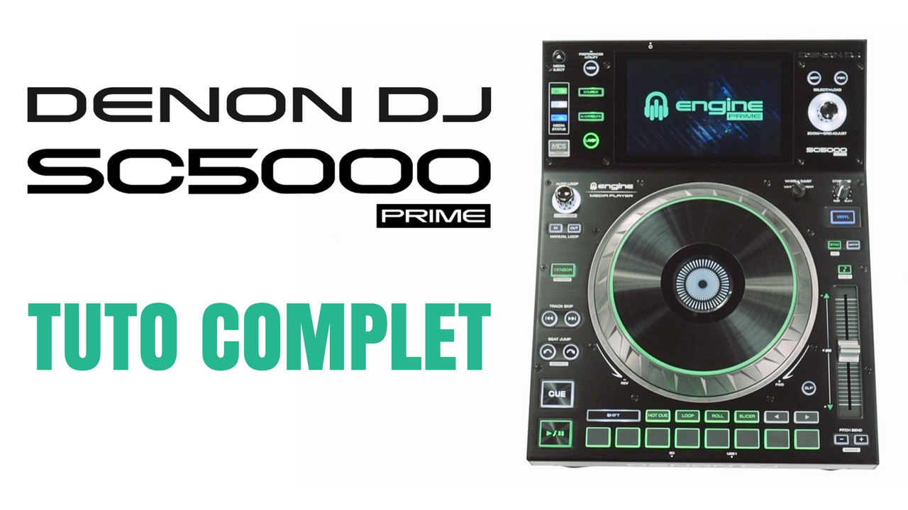 DENON DJ - Tuto sur le lecteur numérique SC5000 Prime (vidéo de La Boite Noire)