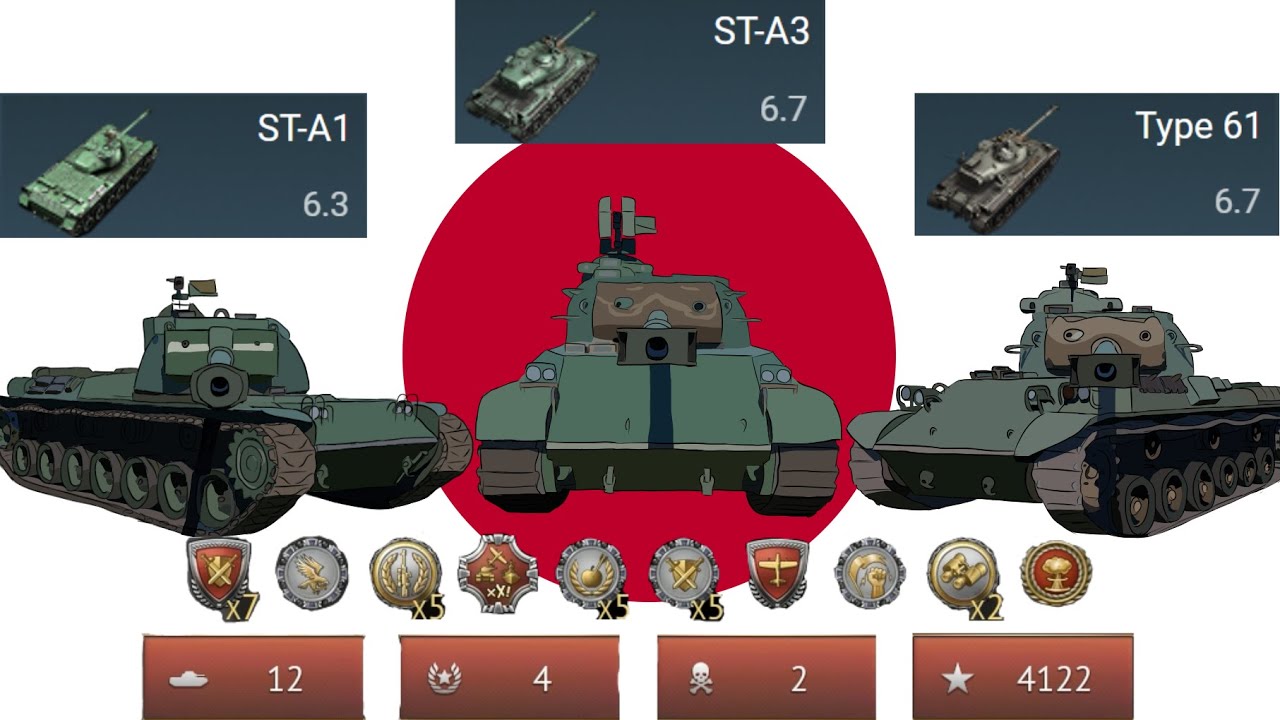 ST-A Tanks Explained | Japan&rsquo;s first post WW2 tank attempts | War Thunder
