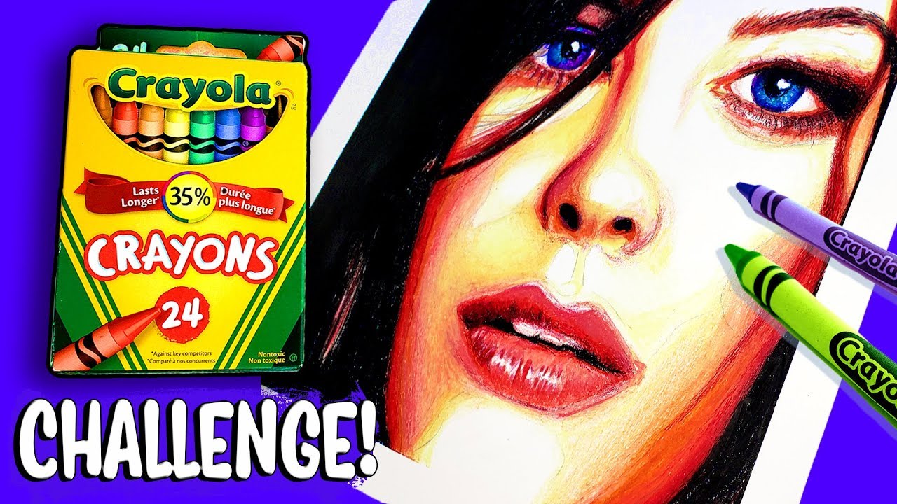 CRAYOLA CRAYONS ART CHALLENGE !! 🖍 Liv Tyler Portrait