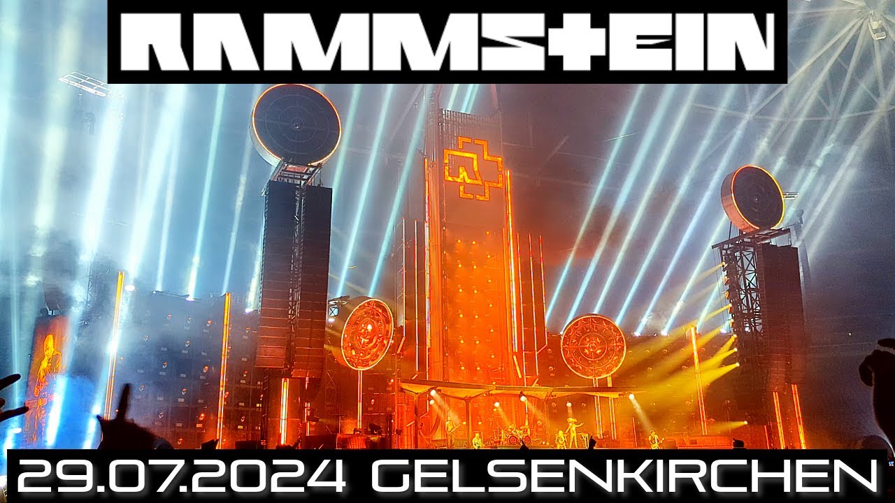 Rammstein - Intro Ramm4 & Links 2 3 4 | live 29.07.2024 Gelsenkirchen - Veltins Arena