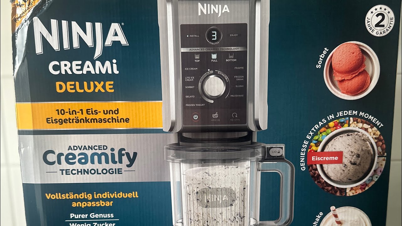 Ninja Creami Deluxe Auspacken / Unboxing