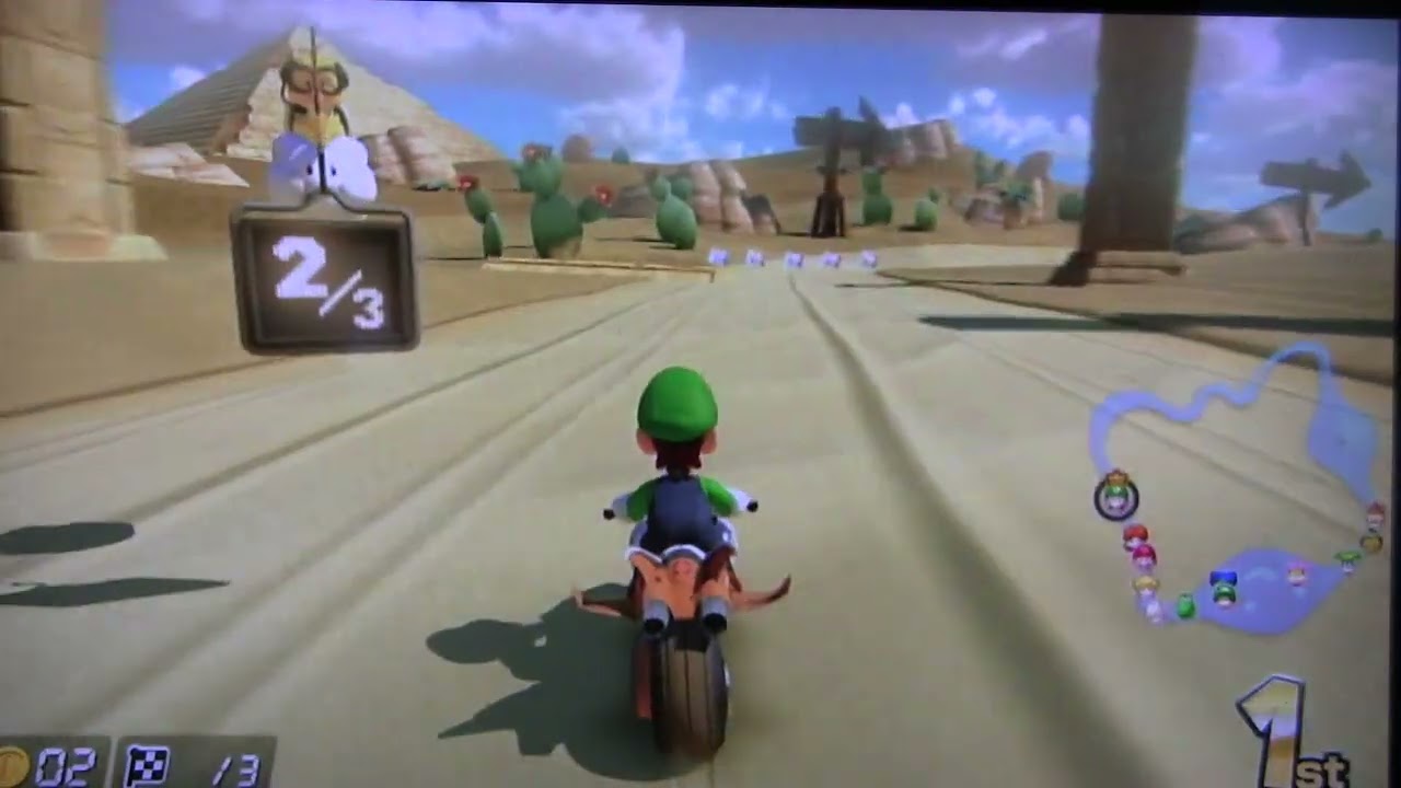 バナナカップ（カラカラ砂漠）マリオカート8ルイージ（一位）