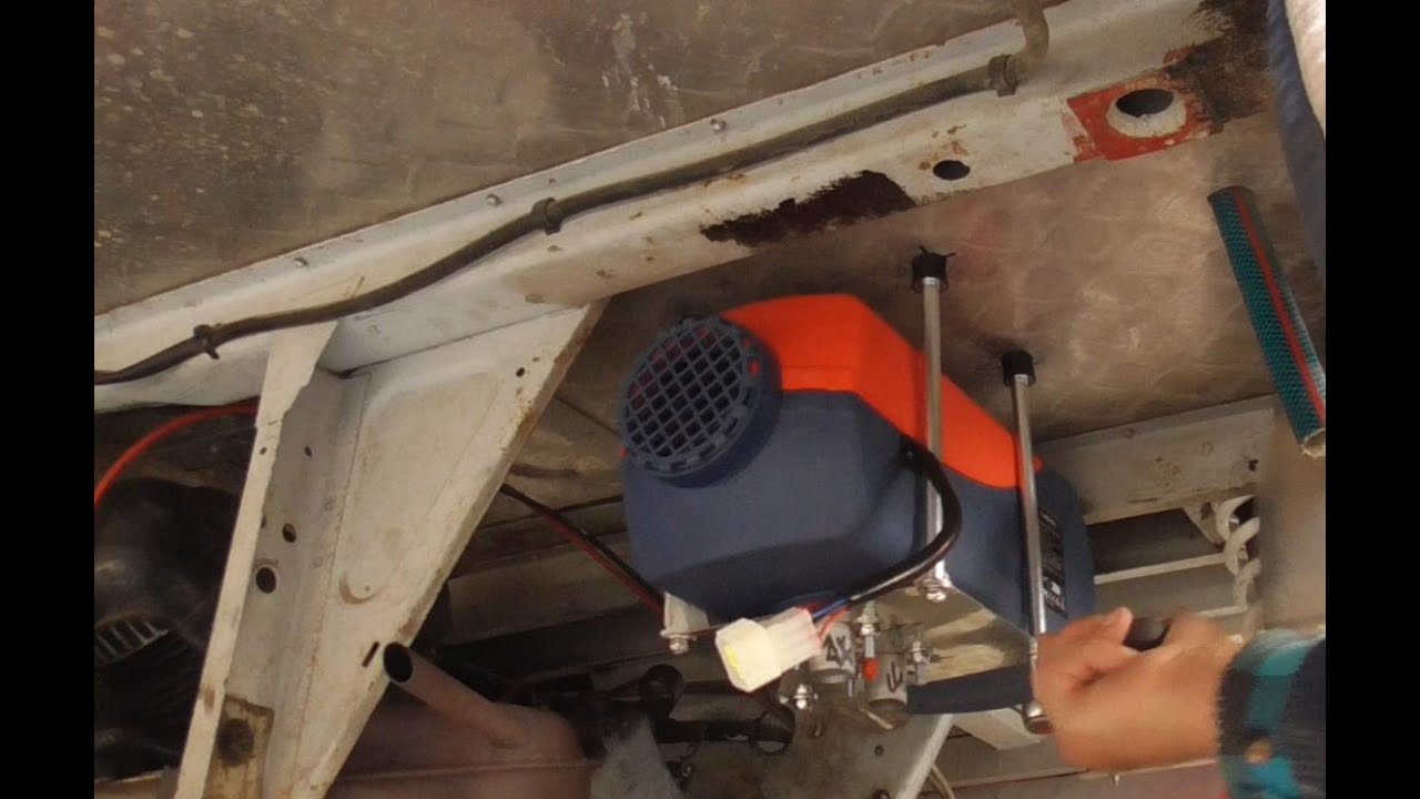 Einbau der neuen Kroak Dieselheizung