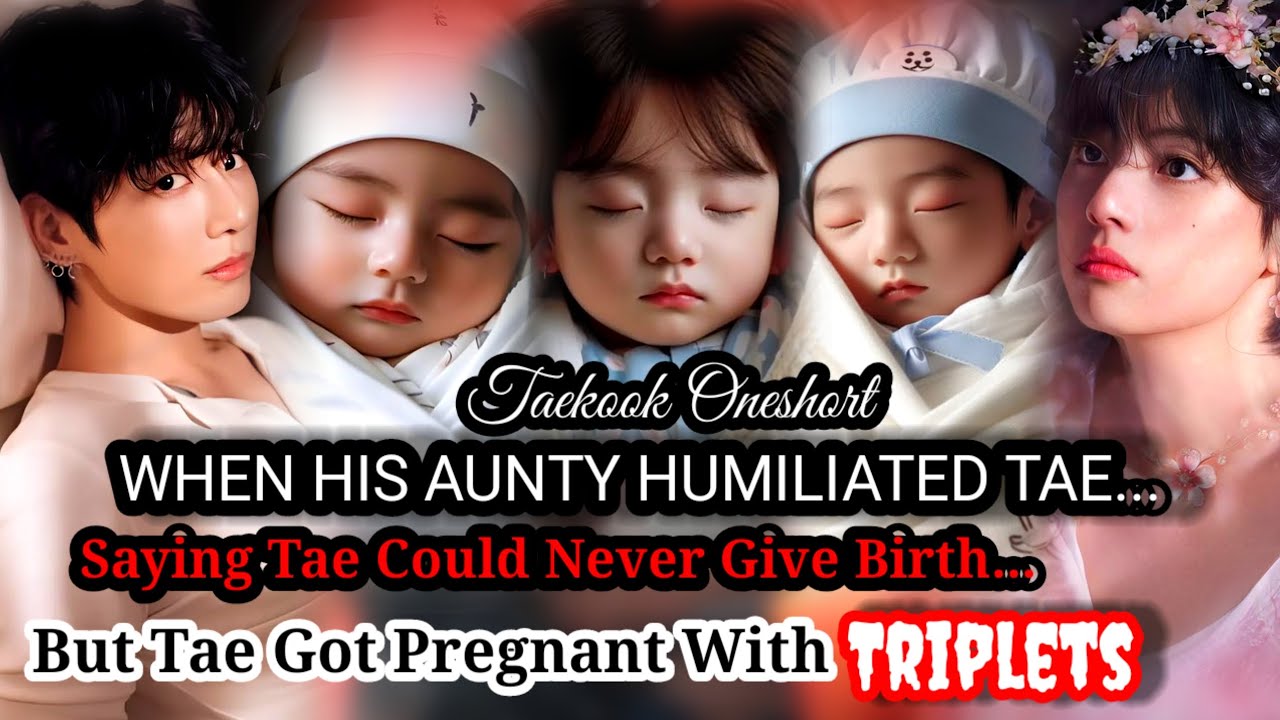 Taekook Oneshort | WHEN Jk AUNTY HUMILIATED HIM Saying Tae Could Never Give Birth... #taehyung #bts