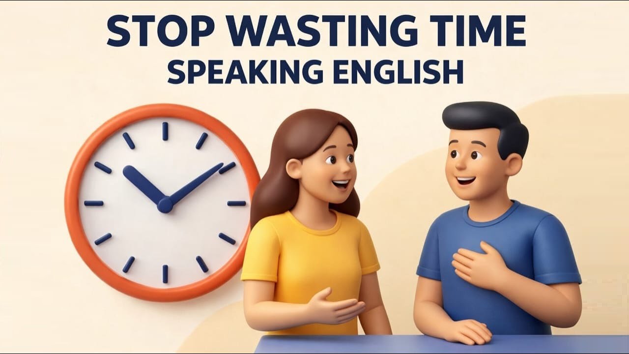 Stop Wasting Hours! Speak English Easily | Simple English for Beginners