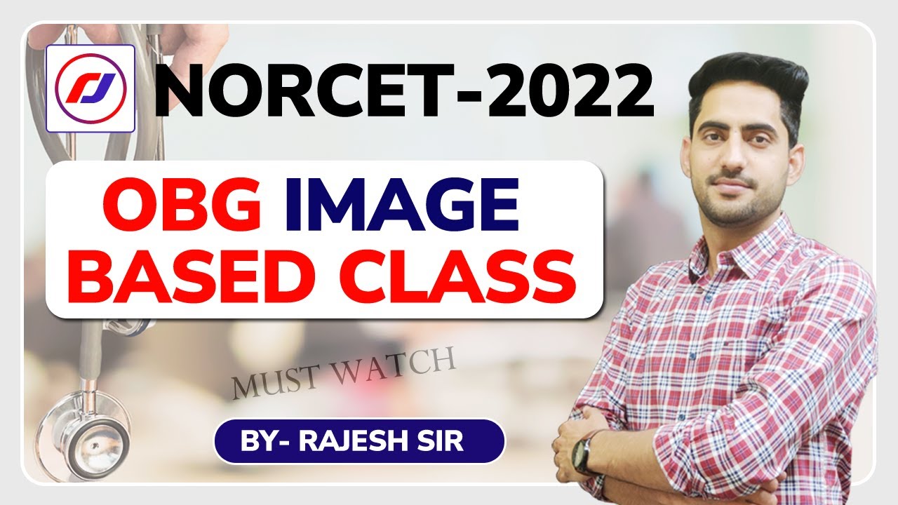 OBG image based mcq | Special class norcet 2022 | RJ career point , live classes
