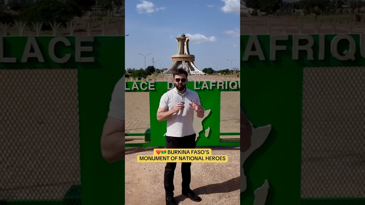 🇧🇫 BURKINA FASO’S MONUMENT OF NATIONAL HEROES. 📽️ Jackson Hinkle Clips