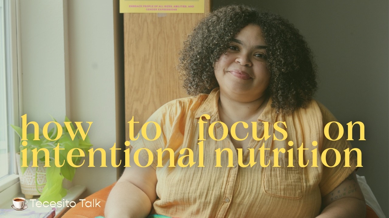 if I were going to start eating intentionally, I'd start here