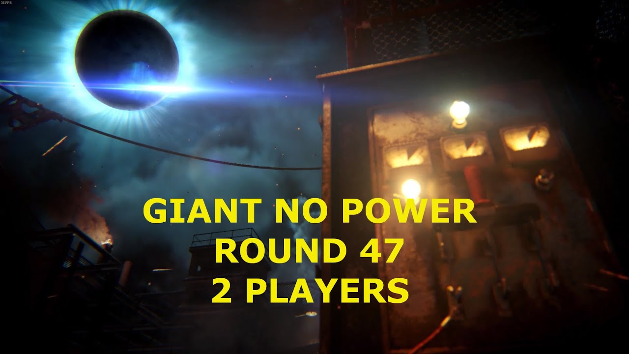 Black Ops 3 Zombies: GIANT NO POWER Round 47