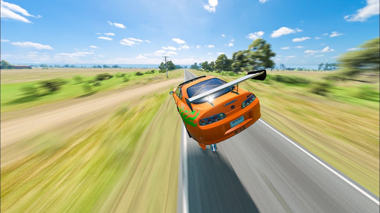 Instant 600 MPH Acceleration: Which BeamNG Car Survives! 🔥 - BeamNG Drive #13