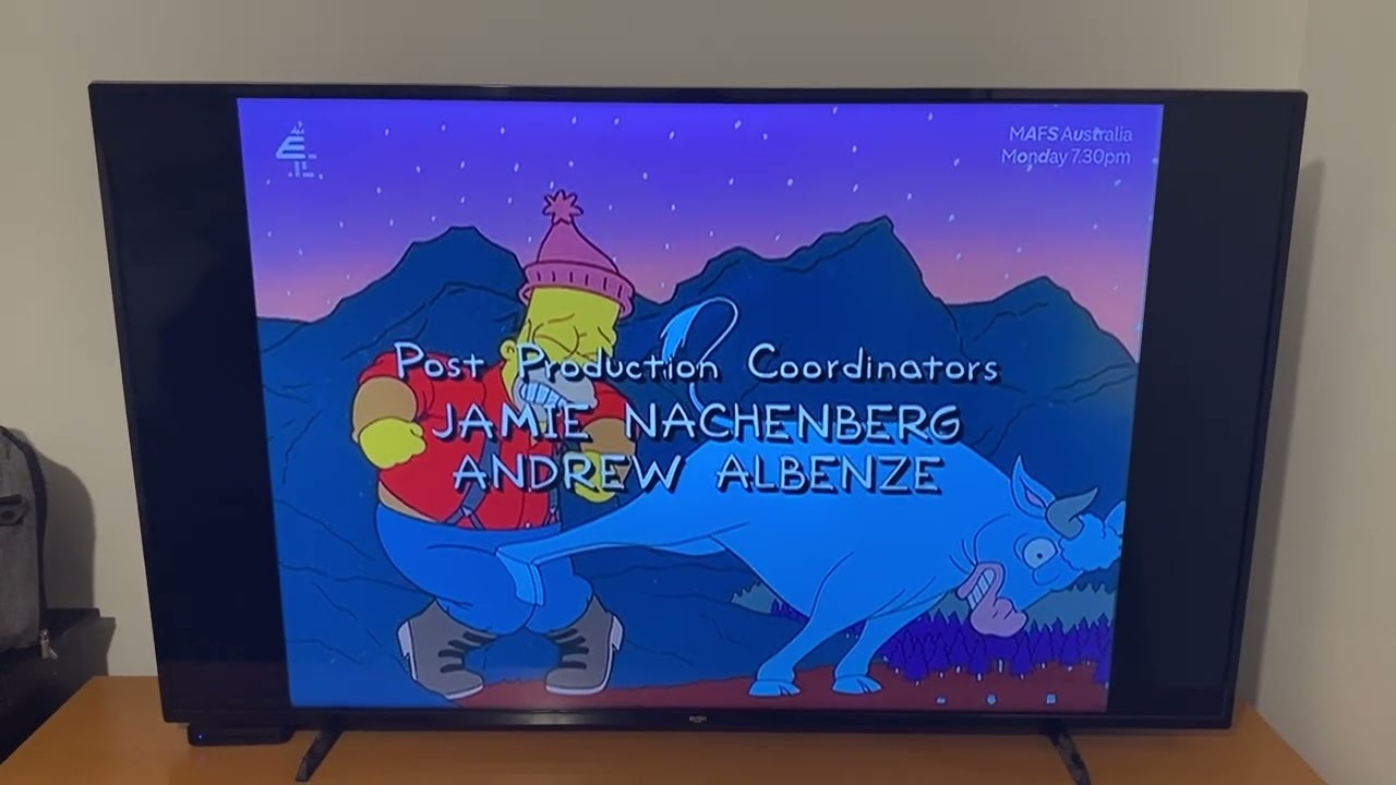 The Simpsons end credits 2001