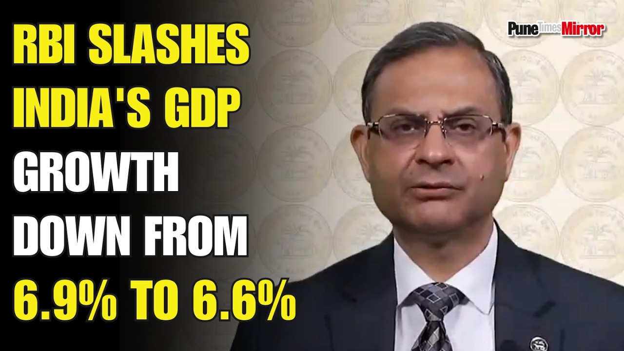 RBI Slashes India&rsquo;s GDP Growth Forecast to 6.6% Citing Global Challenges