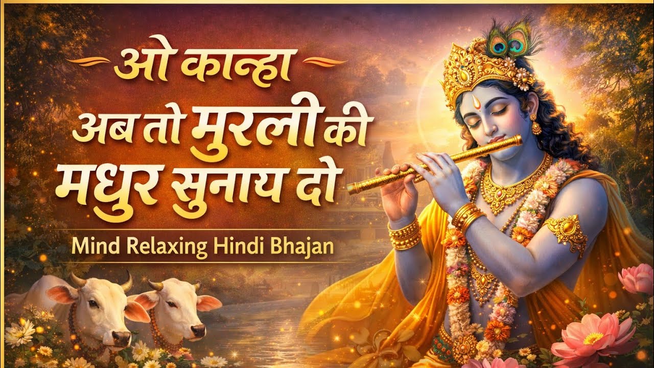 ओ कान्हा अब तो मुरली की मधुर तान सुना दो | Shree Krishna Mind Relaxing Bhajan