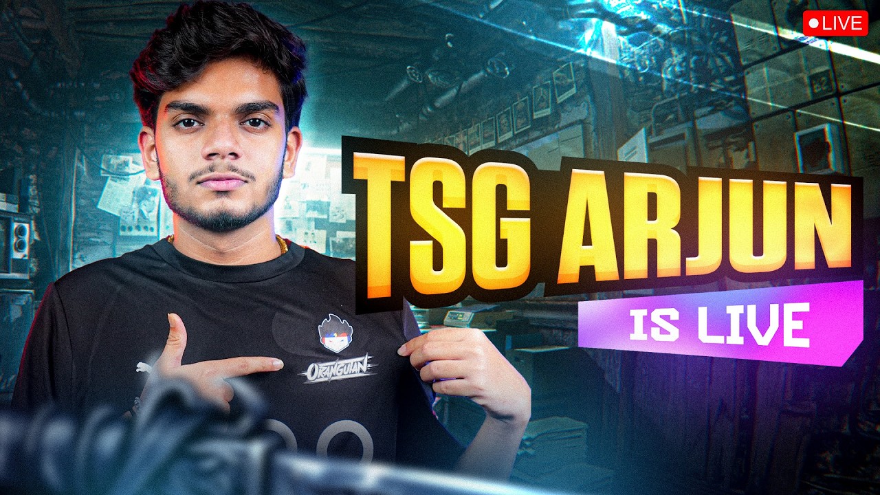 TSG ARJUN IS LIVE | FT. iQOO OGxARJUN | #iqoo15r #tsg #ffmic #tsgarjun