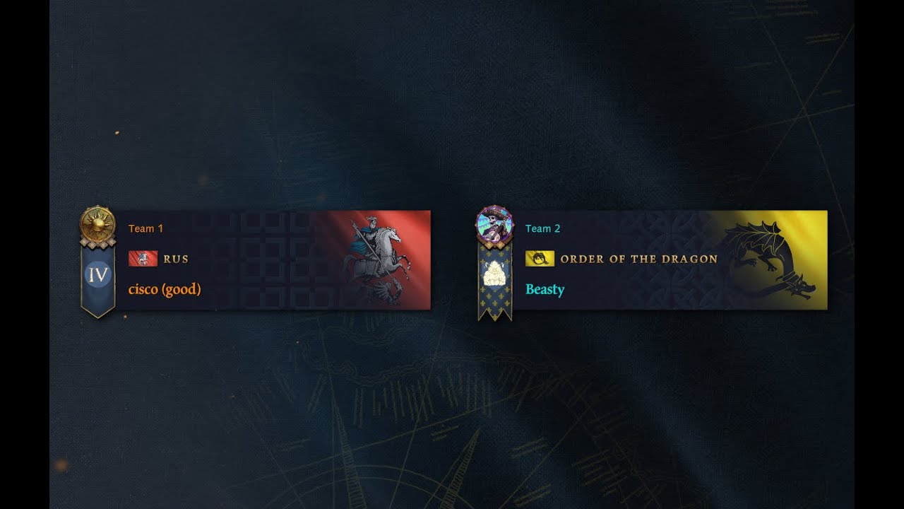 (AoE4 Order of the Dragon vs Rus)  Beasty vs cisco