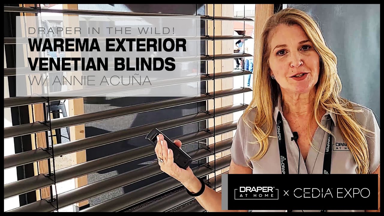 Warema Exterior Venetian Blinds - Draper at CEDIA2023