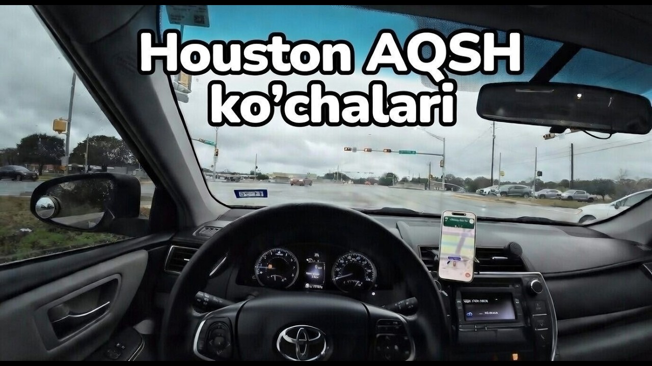 Houston TX AQSH ko'chalirini aylanamiz