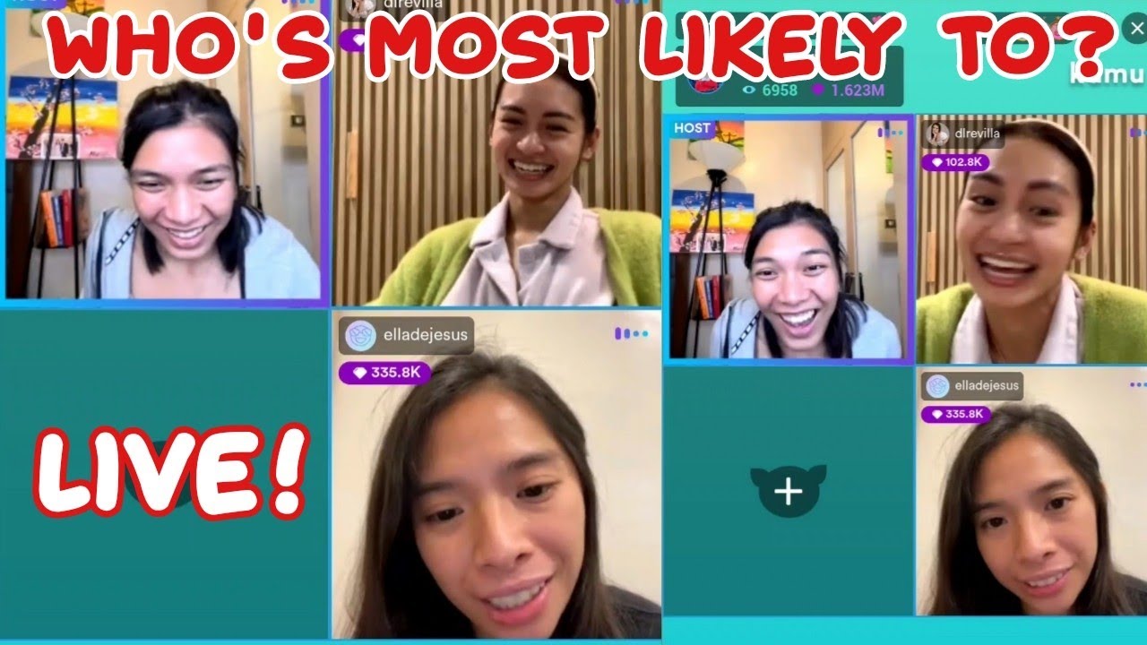 'WHO'S MOST LIKELY TO'? ALYSSA VALDEZ, DENDEN LAZARO REVILLA AND ELLA DE JESUS ON KUMU LIVE