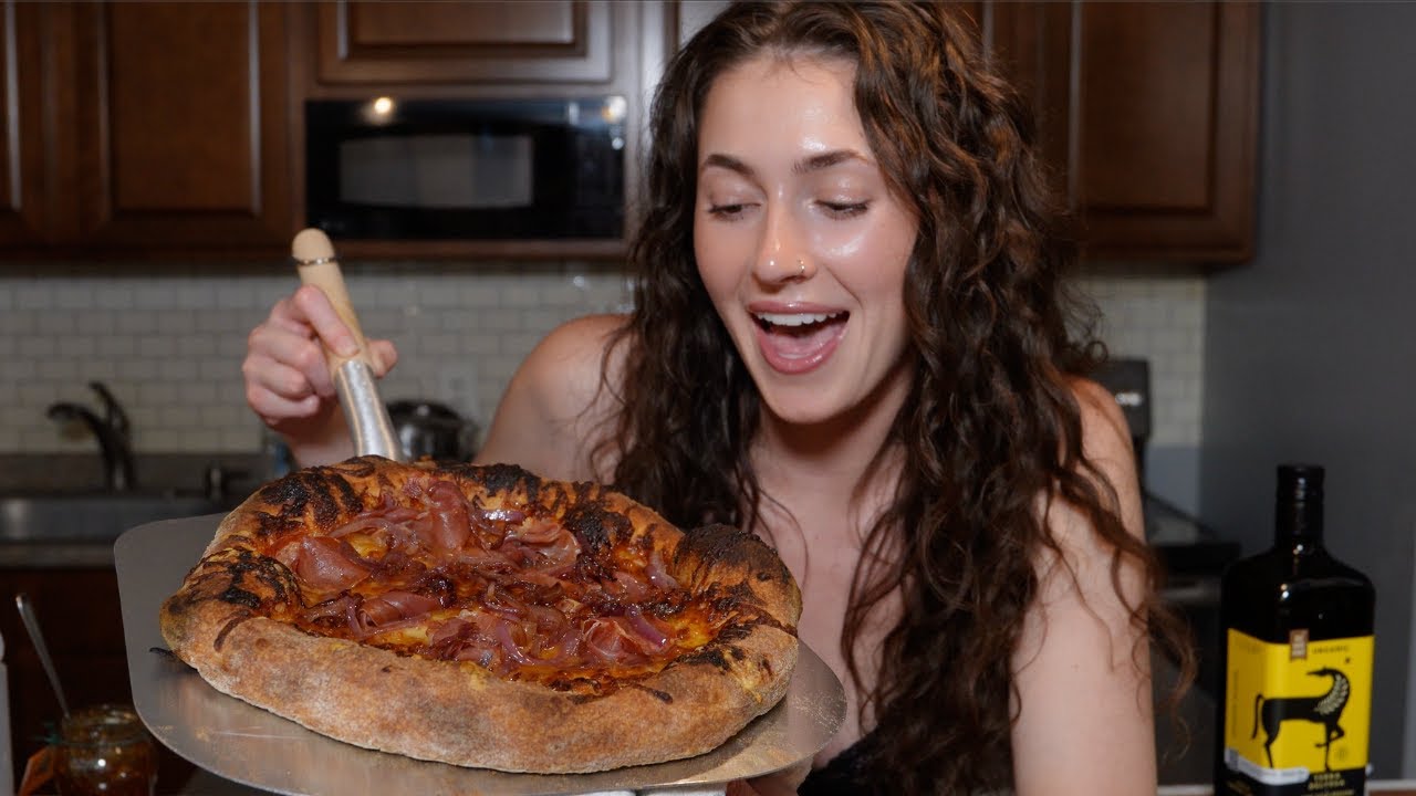 i tried making pizza at home for the 1st time