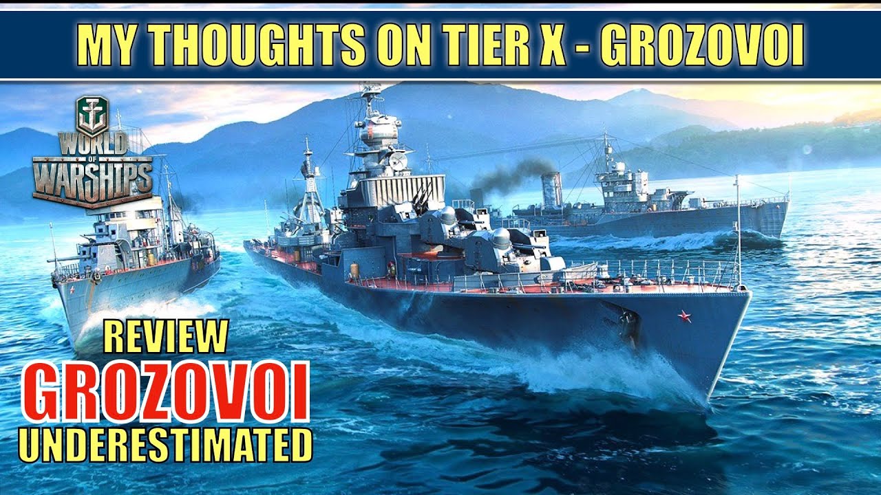 Destroyer Grozovoi Review as a destroyer main player #worldofwarships #grozovoi