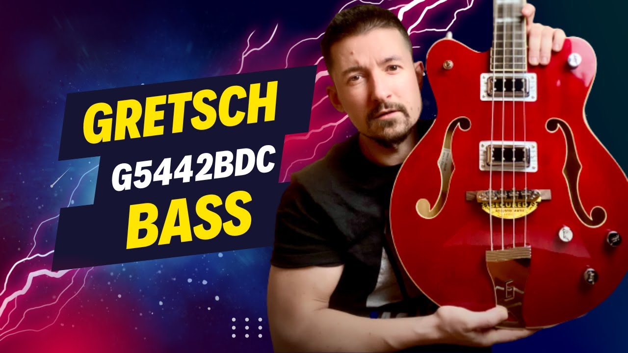 GRETSCH G5442BDC hollow-body BASS || Sound Review