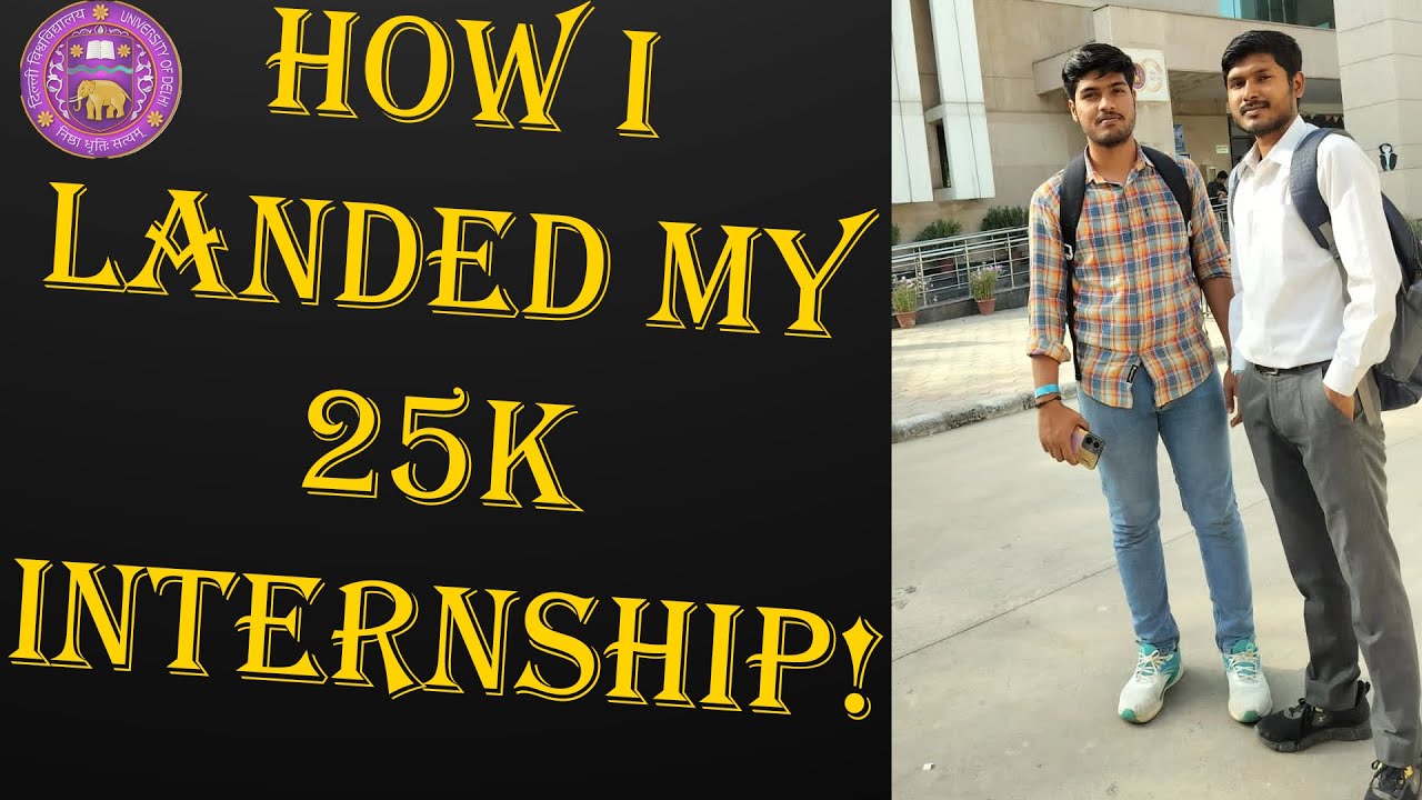 🎓 How I Landed 25K Internship | OFF Campus Placement 2025 Batch | CVS - University of Delhi 🔥