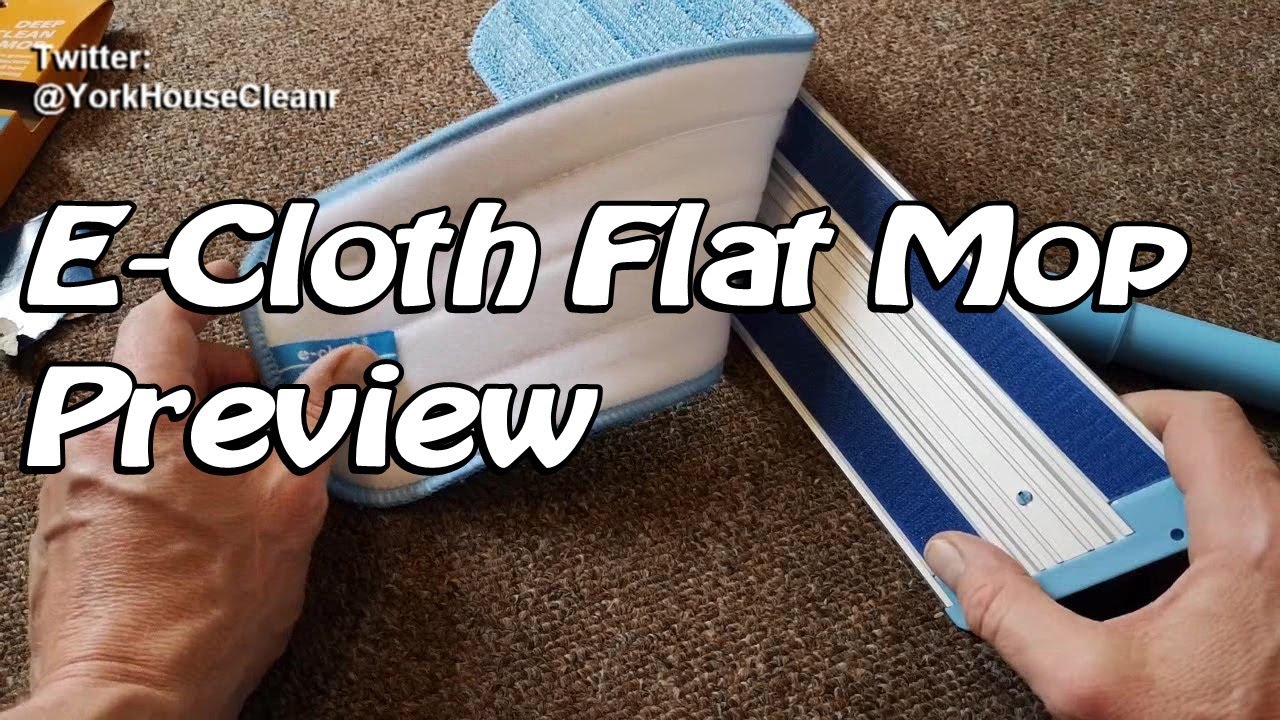 E-Cloth (Ecloth) Flat Mop - Unboxing & Preview (compared with Bona Mop & polymorph plastic fix)