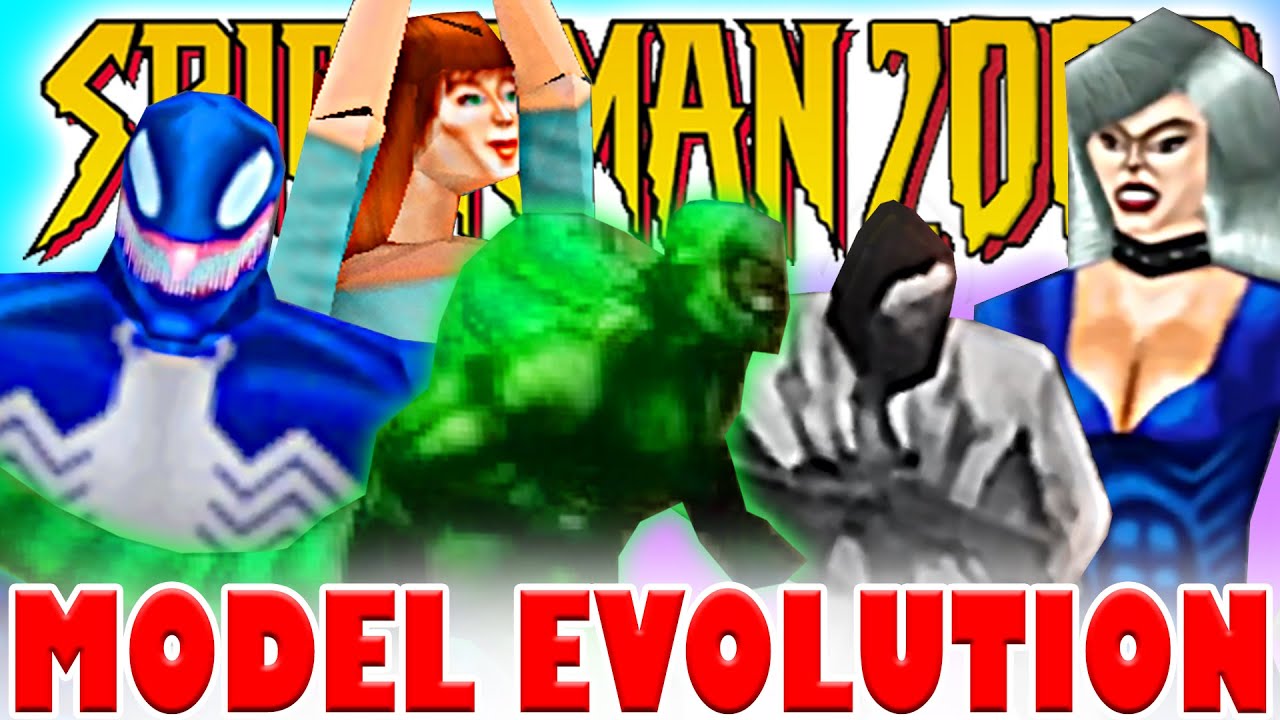 Spider-Man 2000 - Character Model Evolution
