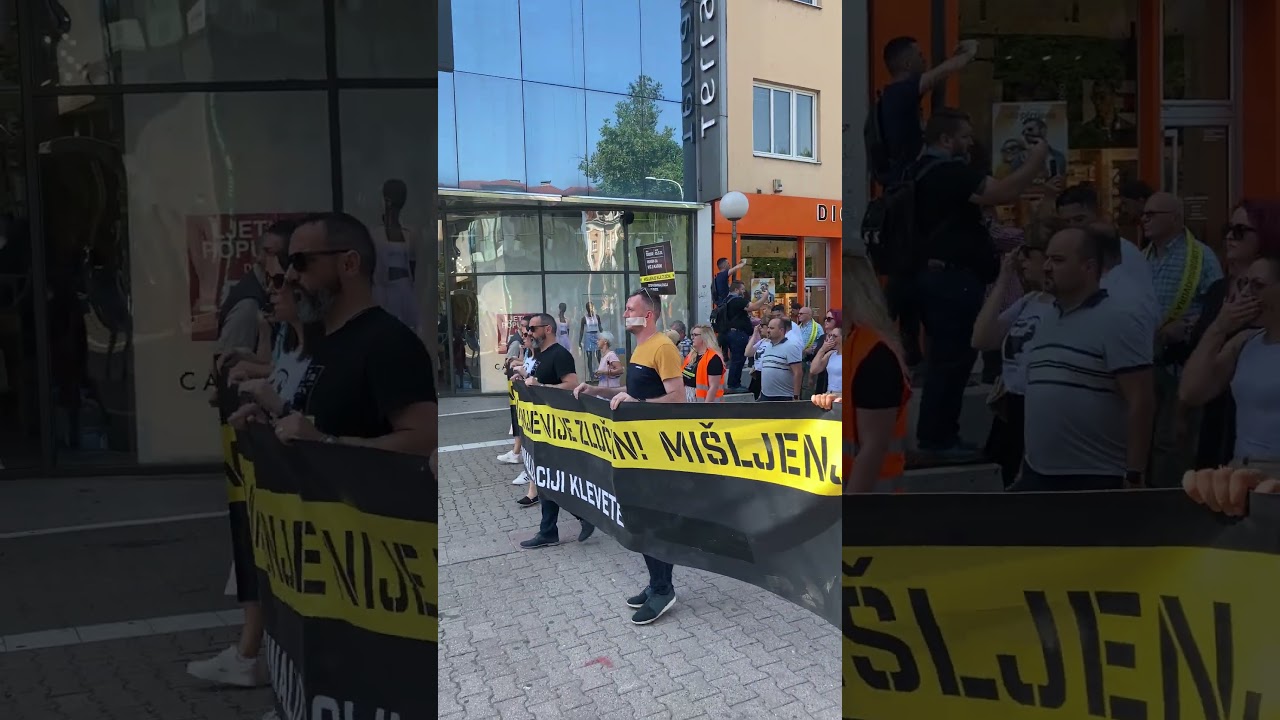 Protest u Banjaluci protiv kriminalizacije klevete