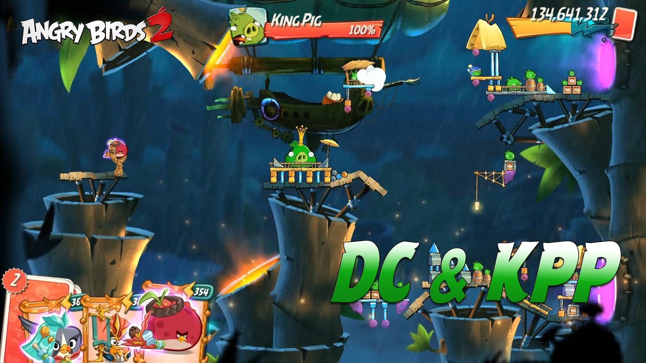 Angry Birds 2 – Daily Challenge & King Pig Today for Extra Card Silver + Melody
