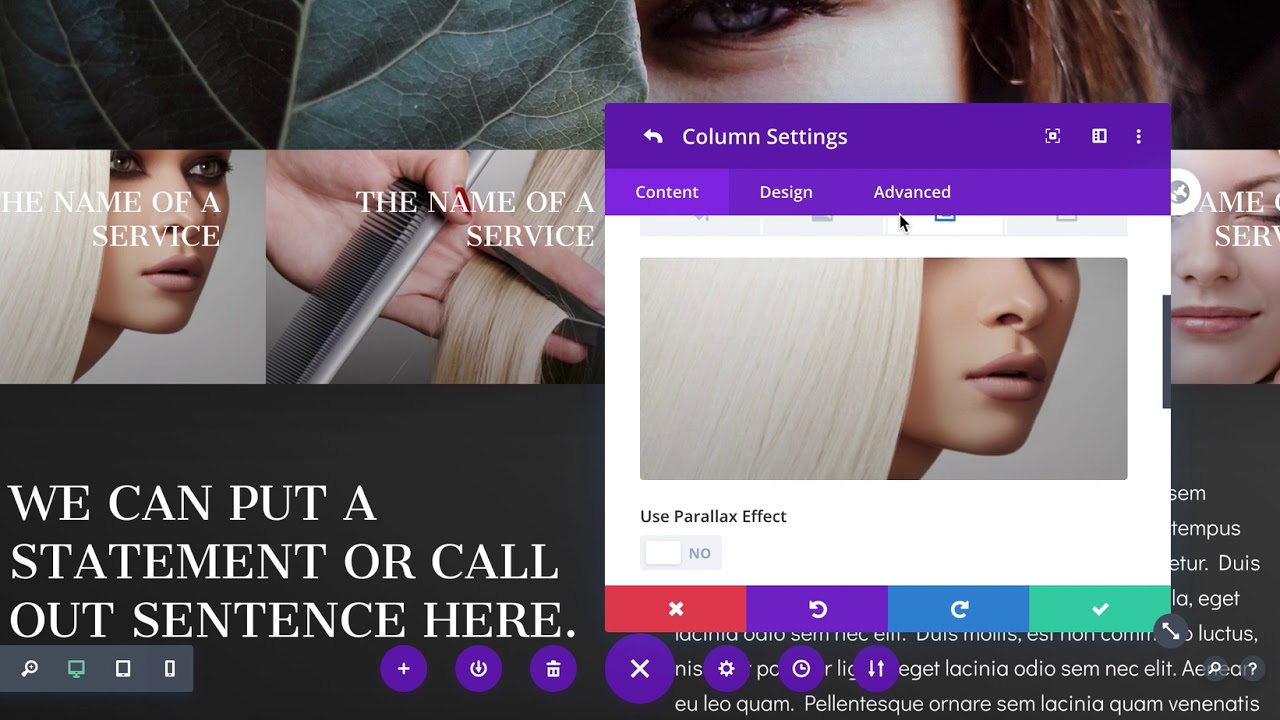 Divi Background Image Zoom on Hover