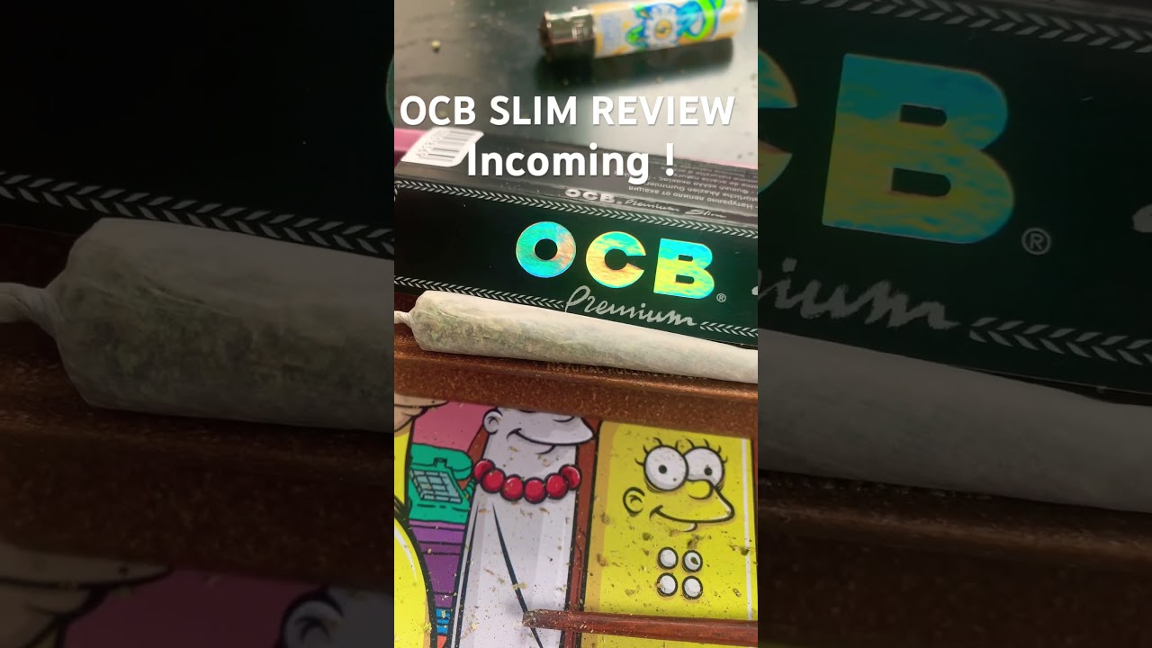 OCB slim review #ocb #stonersonly #rollingpapers #rollup #rawlife