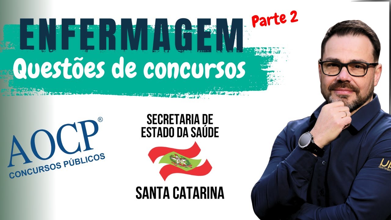 AOCP Questões de Enfermagem - Parte 2