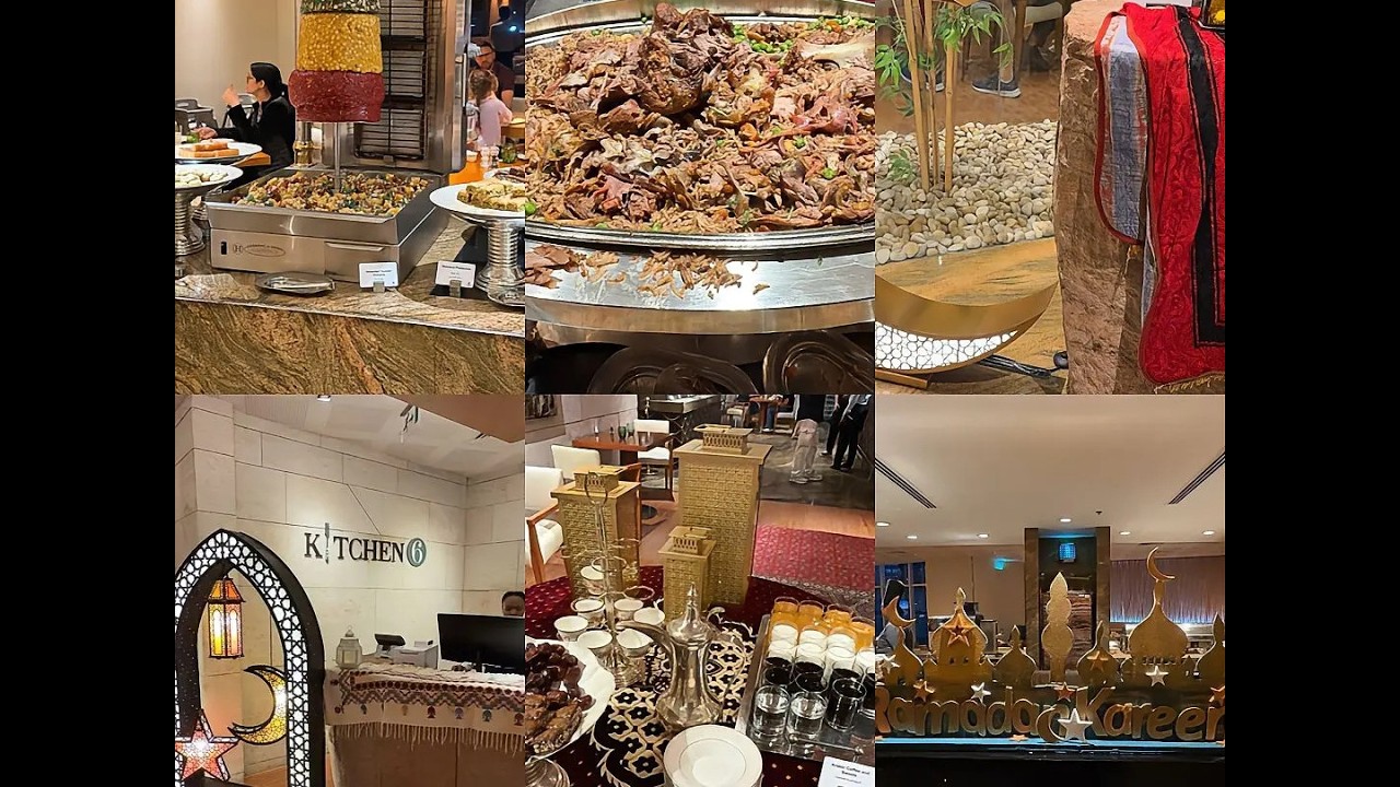 Iftar at JW MARRIOTT MARQUIS Dubai | 5 Star Buffet-Ramadan Vlog 2026(4K Tour)#jwmarriott#food#viral