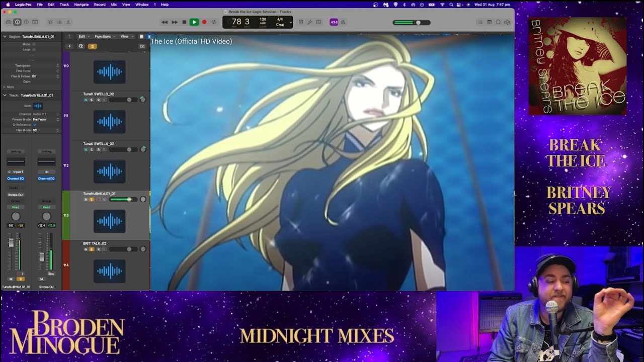 Break The Ice - Britney Spears - ISOLATED Vocals and RAW Multitrack Stems Reaction