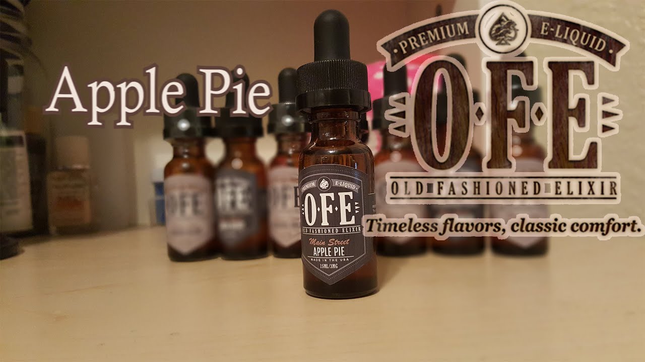 Vaping Wednesdays Review - Old Fashioned Elixir (OFE Vape) - [Apple Pie] E-Liquid Vape Review
