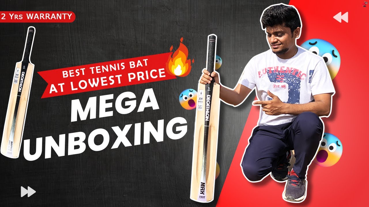 Best Quality Hard Tennis Bat  | Decathlon FLX 900 Max Bat | Unboxing & Honest Review