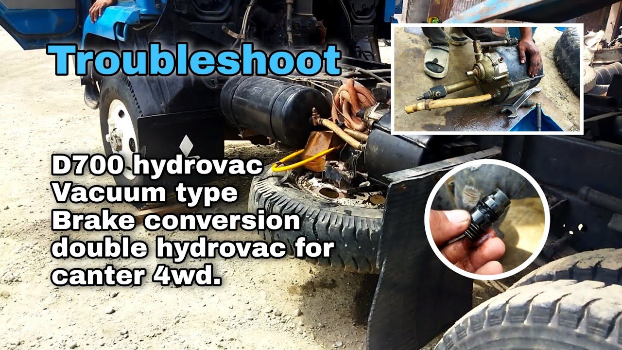 D700 hydrovac | Vacuum type | Brake conversion | Double hydrovac for canter 4wd | Noel Cervantes