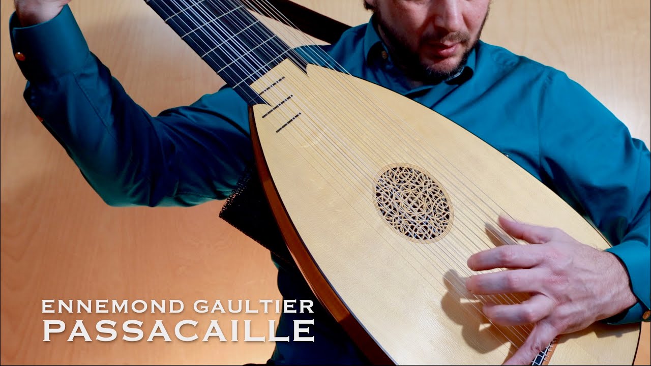 Ennemond Gaultier - Passacaille - Baroque Lute (Antoine Pansera)