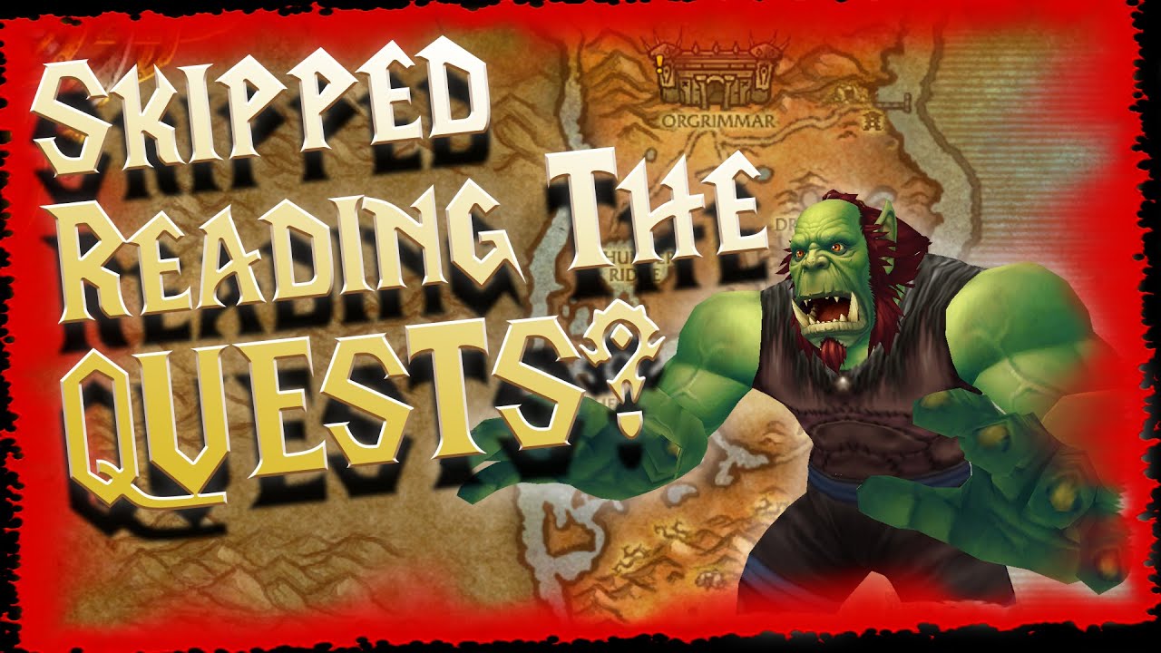 EVERY Quest Text In Durotar EXPLAINED! | Quest Lore Summary
