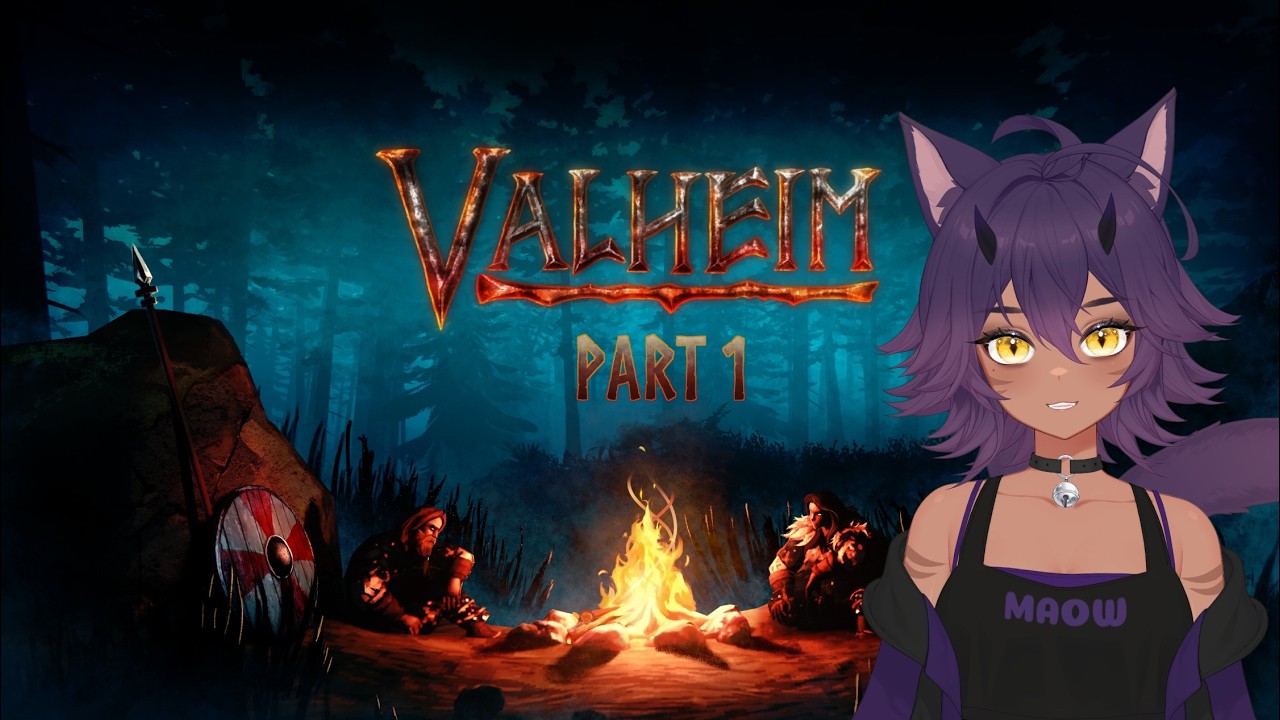 Just some chill house building and yappin' to start off our journey into VALHEIM -PART 1- VOD