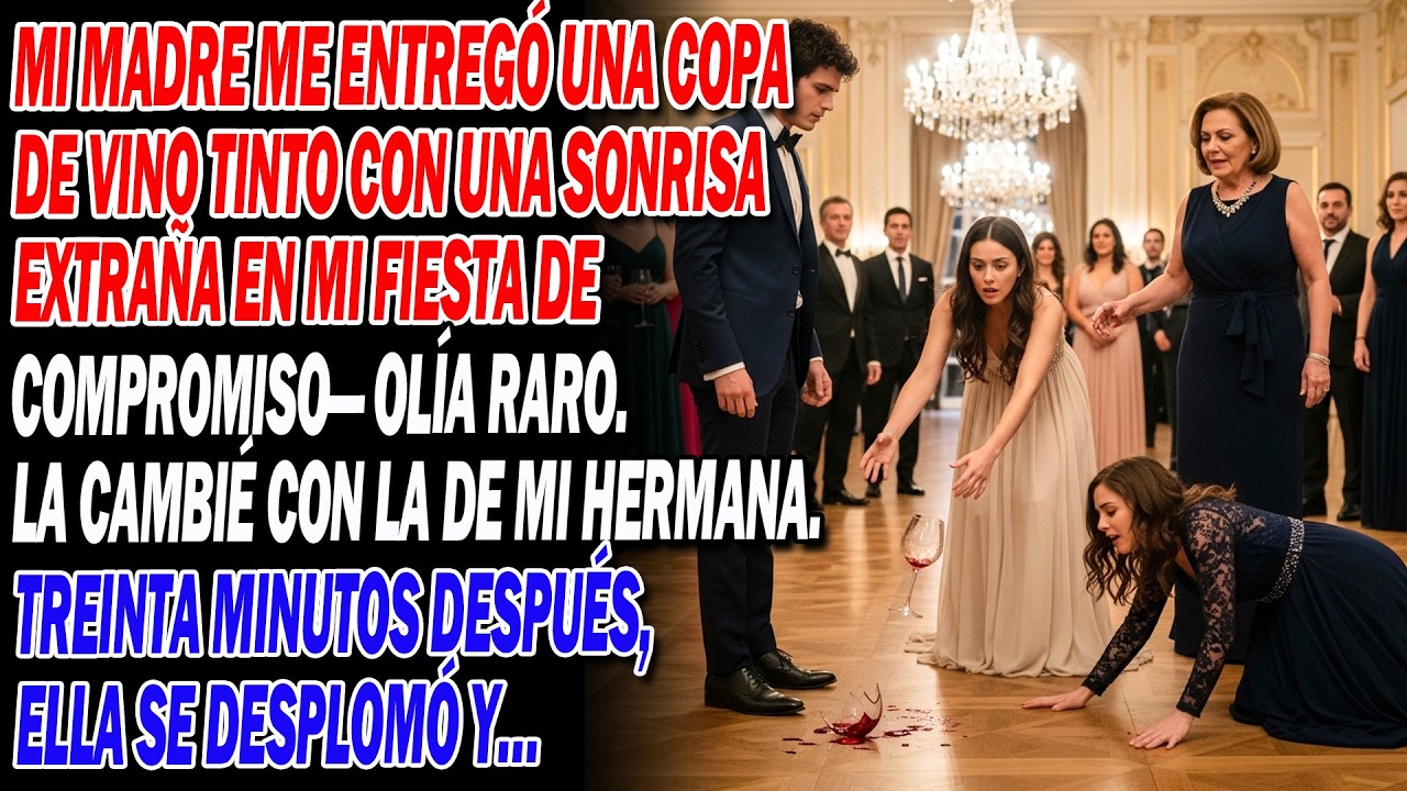 🍷Olí algo extraño en el vino de mi madre, lo cambié con el de mi hermana y lo más aterrador fue...😨