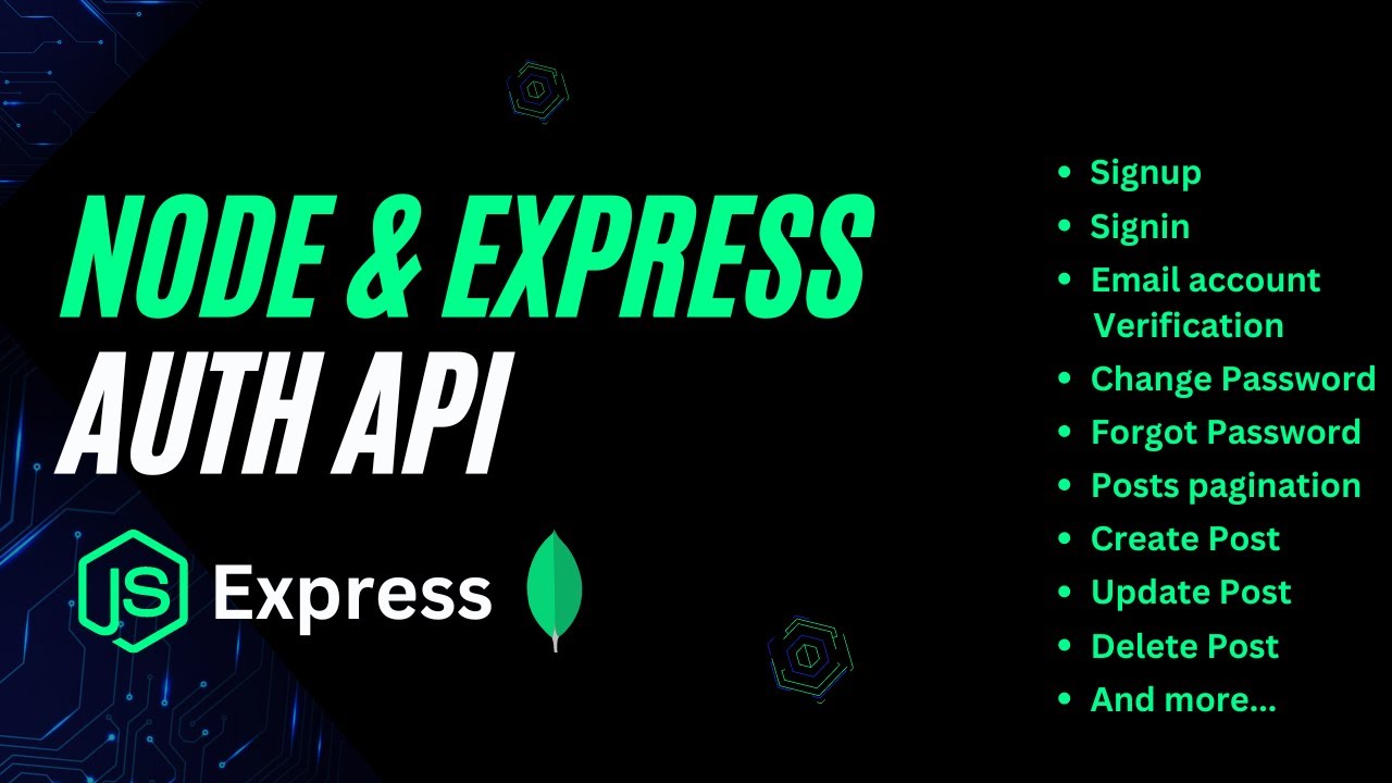 Build a Complete  API with Node.js, Express & MongoDB | Guide for Beginners 2024 | Auth, JWT, CRUD