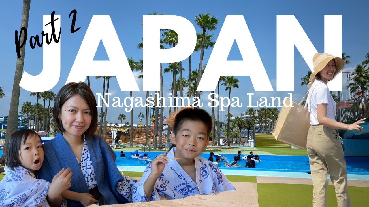 Nagashima Spa Land in Japan || little girl cried so hard after slide || hotel + cost || Maya’s World