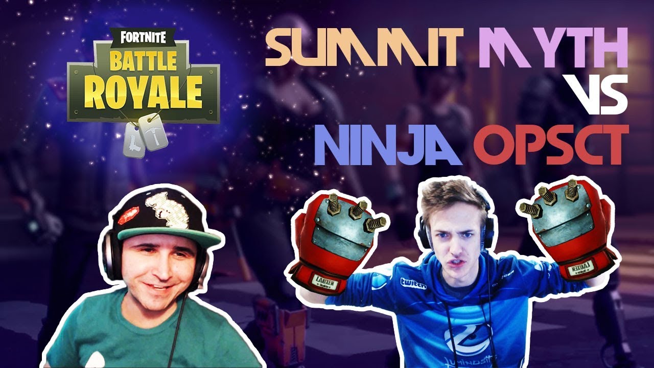 🥊Summit1G TheMyth VS Ninja OPscT🥊 🔥Who's Better?🔥(Fortnite)