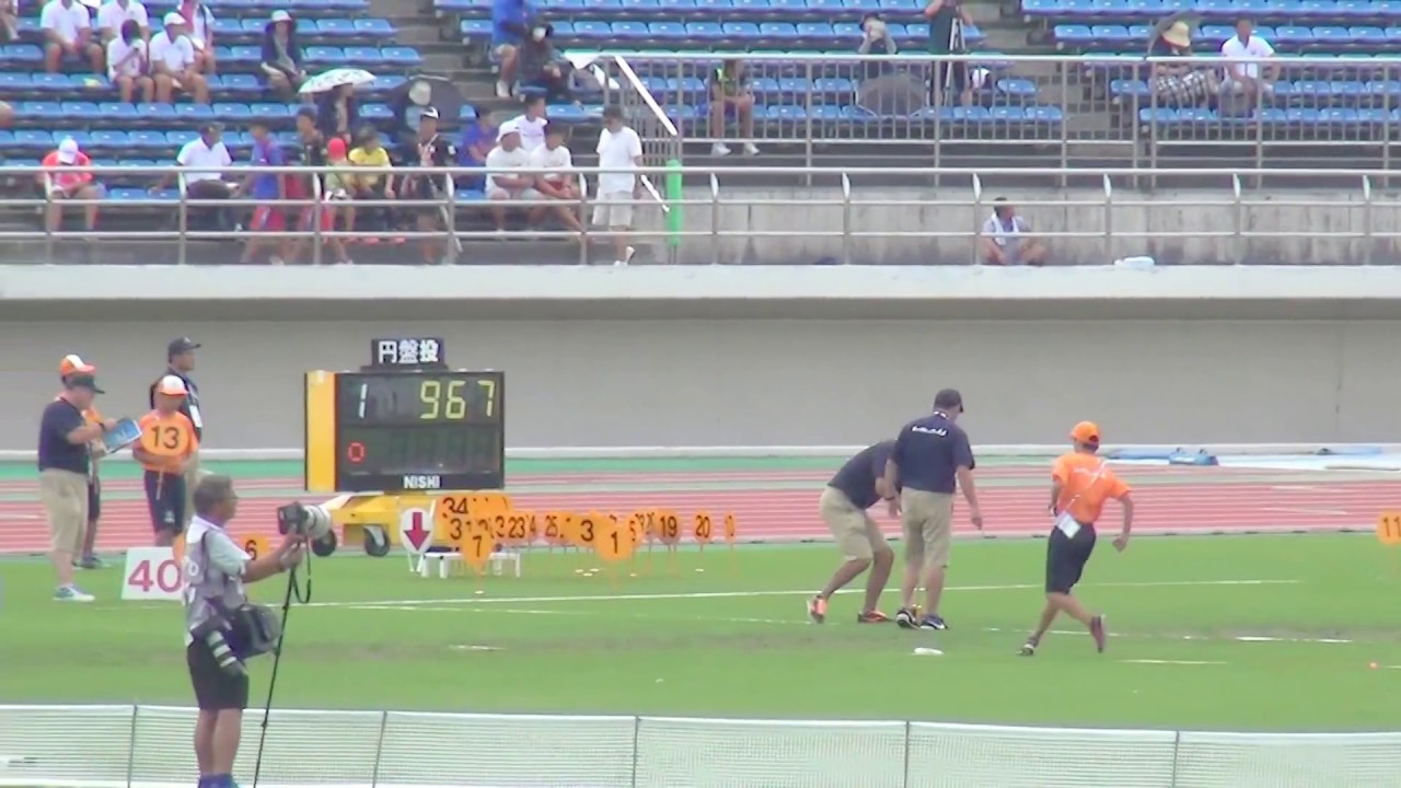 2017年 陸上 円盤投げ 男子 予選1組