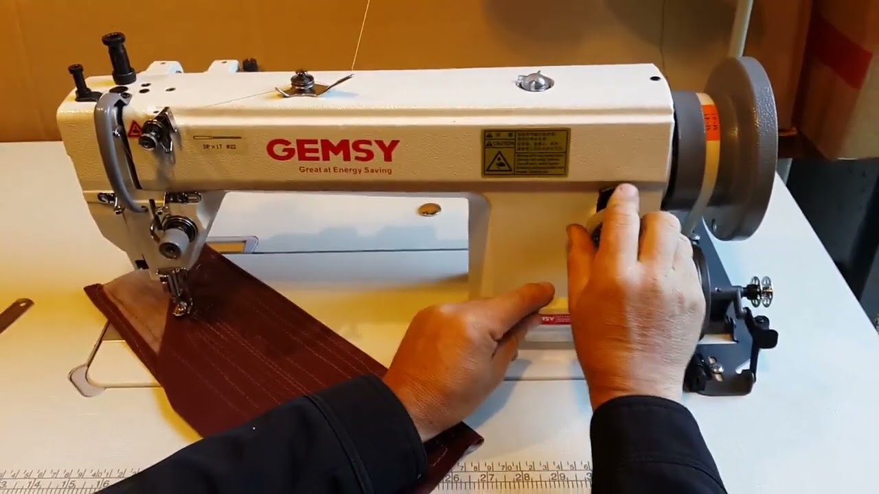 #Швейная машина Джемси 0818 класс GEMSY 0818 klasse Тройной транспорт Унисонный #Sewing machine
